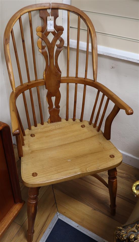 Melvyn Tolley. A set of six yew Windsor chairs
